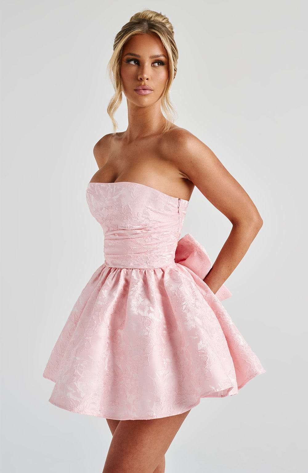 Salome Mini Dress - Blush Ryvelle