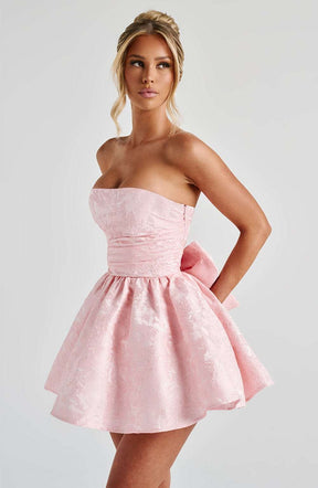 Salome Mini Dress - Blush Ryvelle