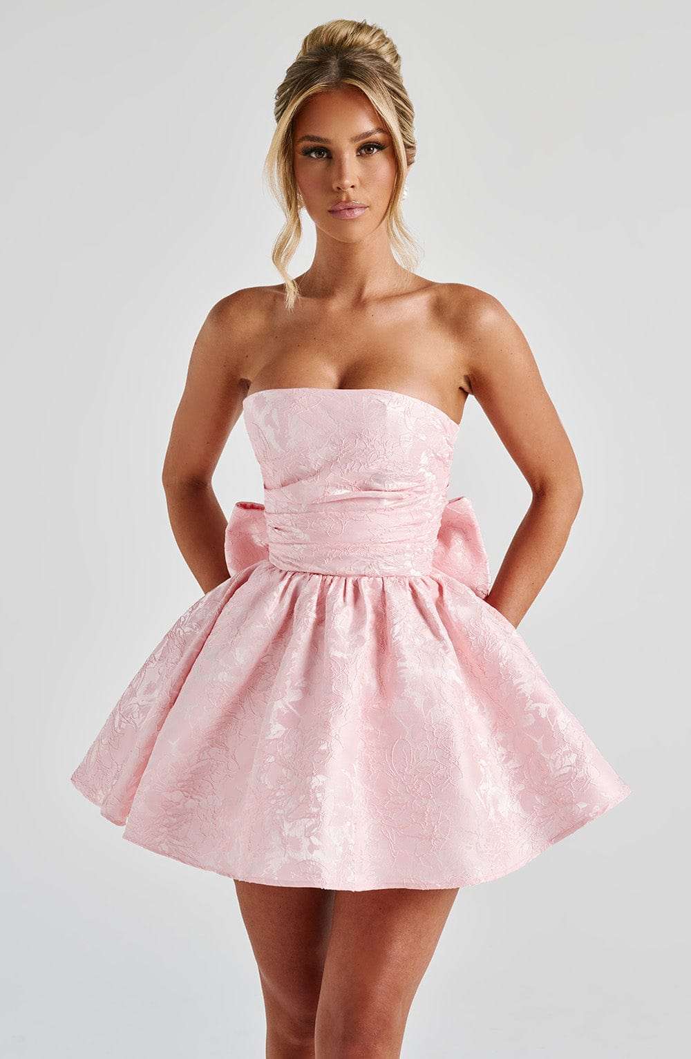 Salome Mini Dress - Blush Ryvelle