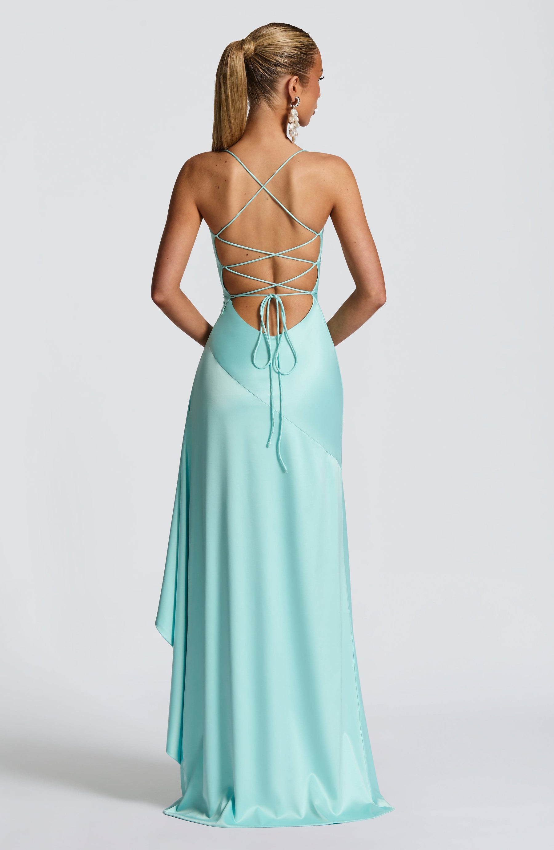 Samira Maxi Dress - Aqua Ryvelle