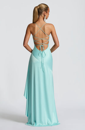 Samira Maxi Dress - Aqua Ryvelle