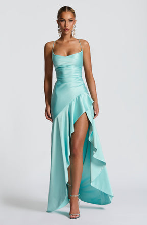 Samira Maxi Dress - Aqua Ryvelle
