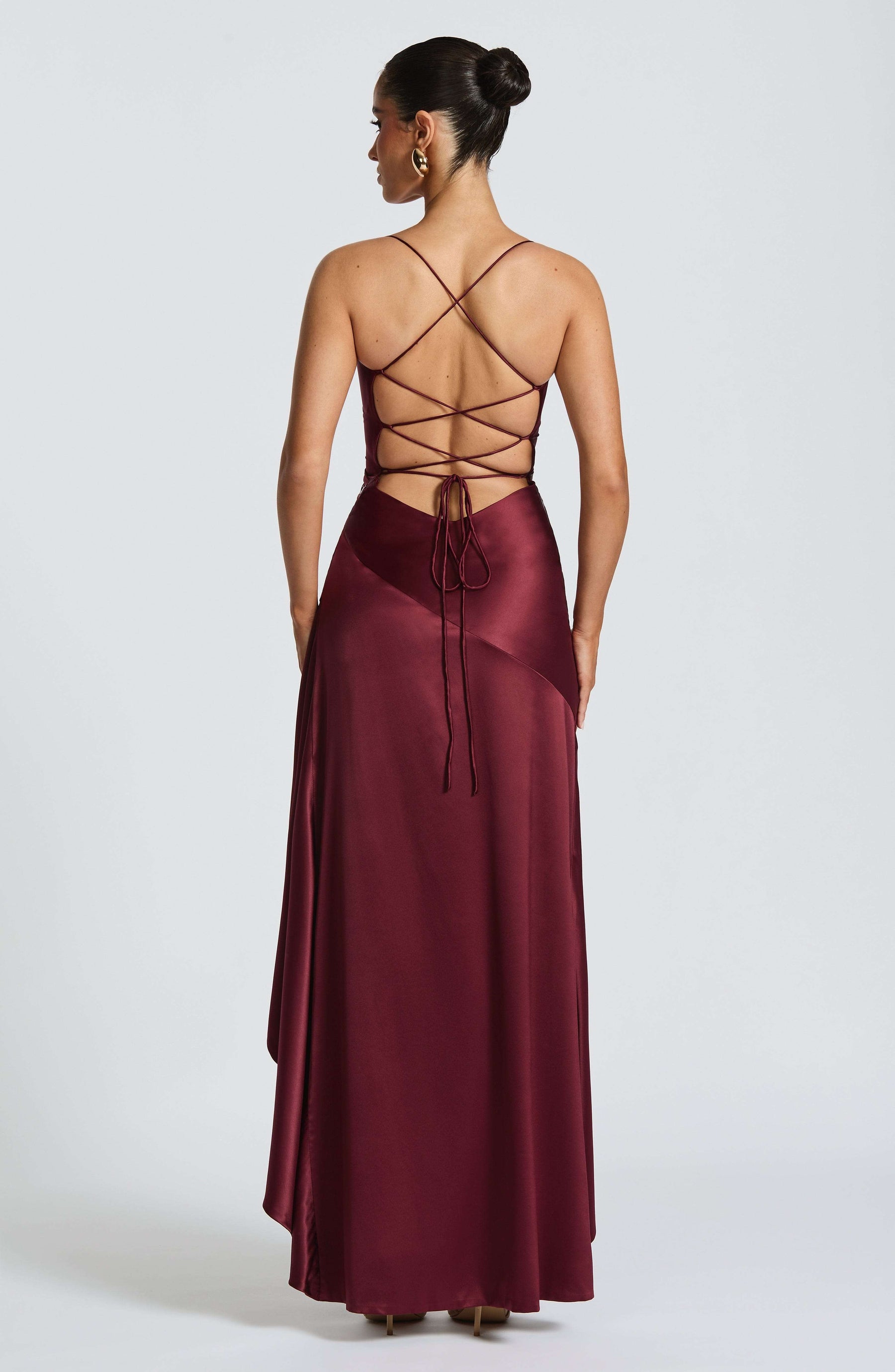 Samira Maxi Dress - Cherry Lacquer Ryvelle