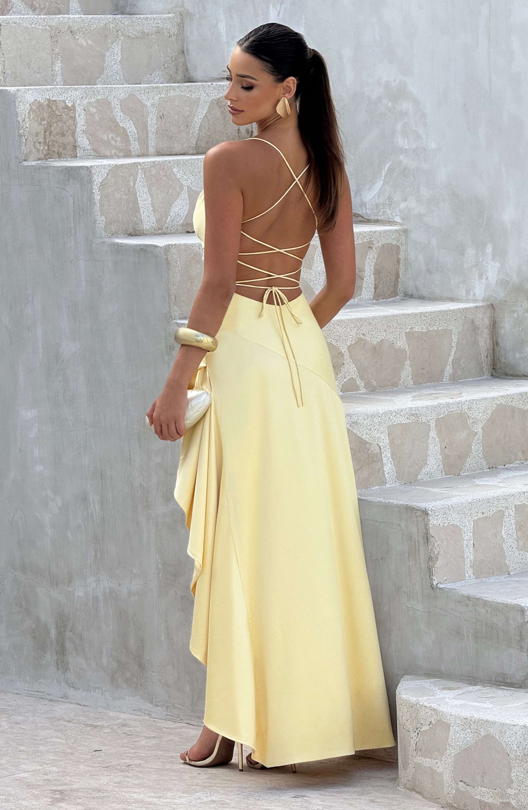 Samira Maxi Dress - Lemon Ryvelle