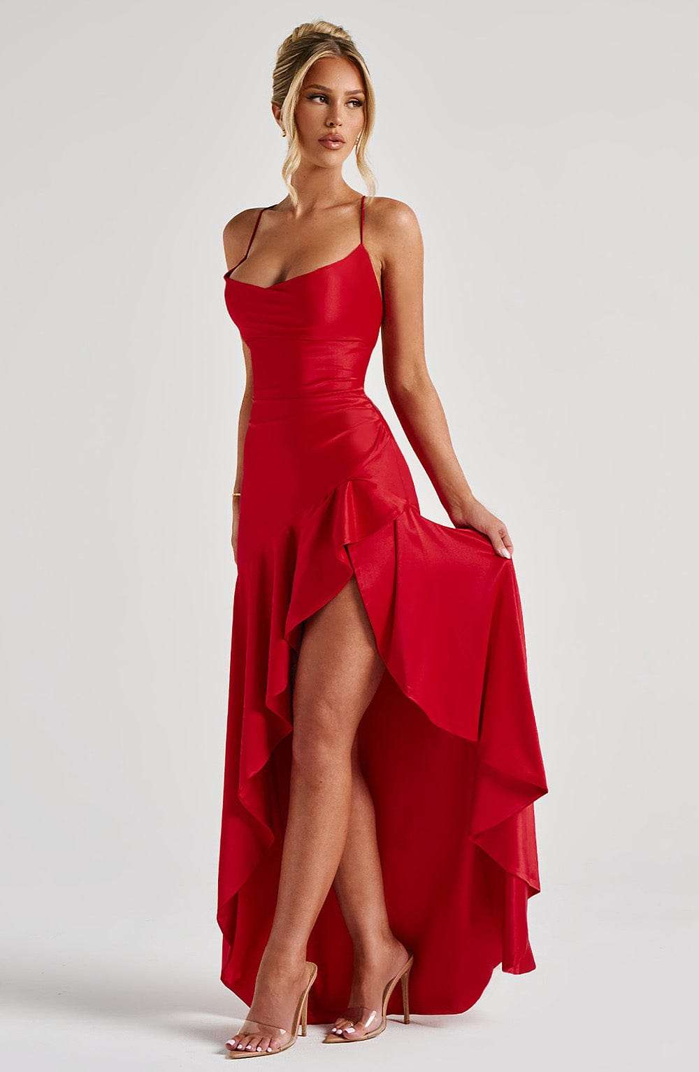 Samira Maxi Dress - Red Ryvelle