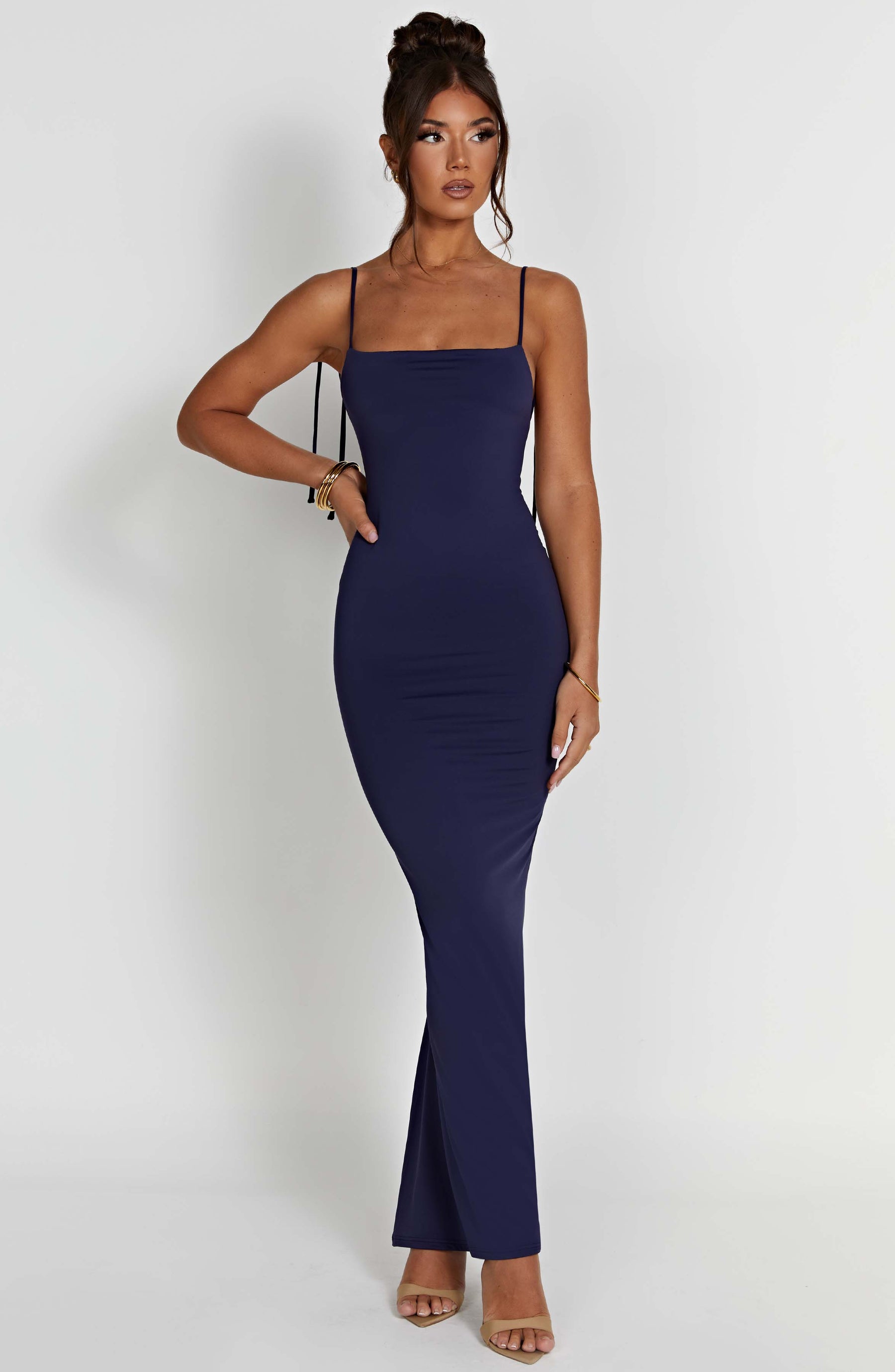 Sanya Maxi Dress - Navy Ryvelle