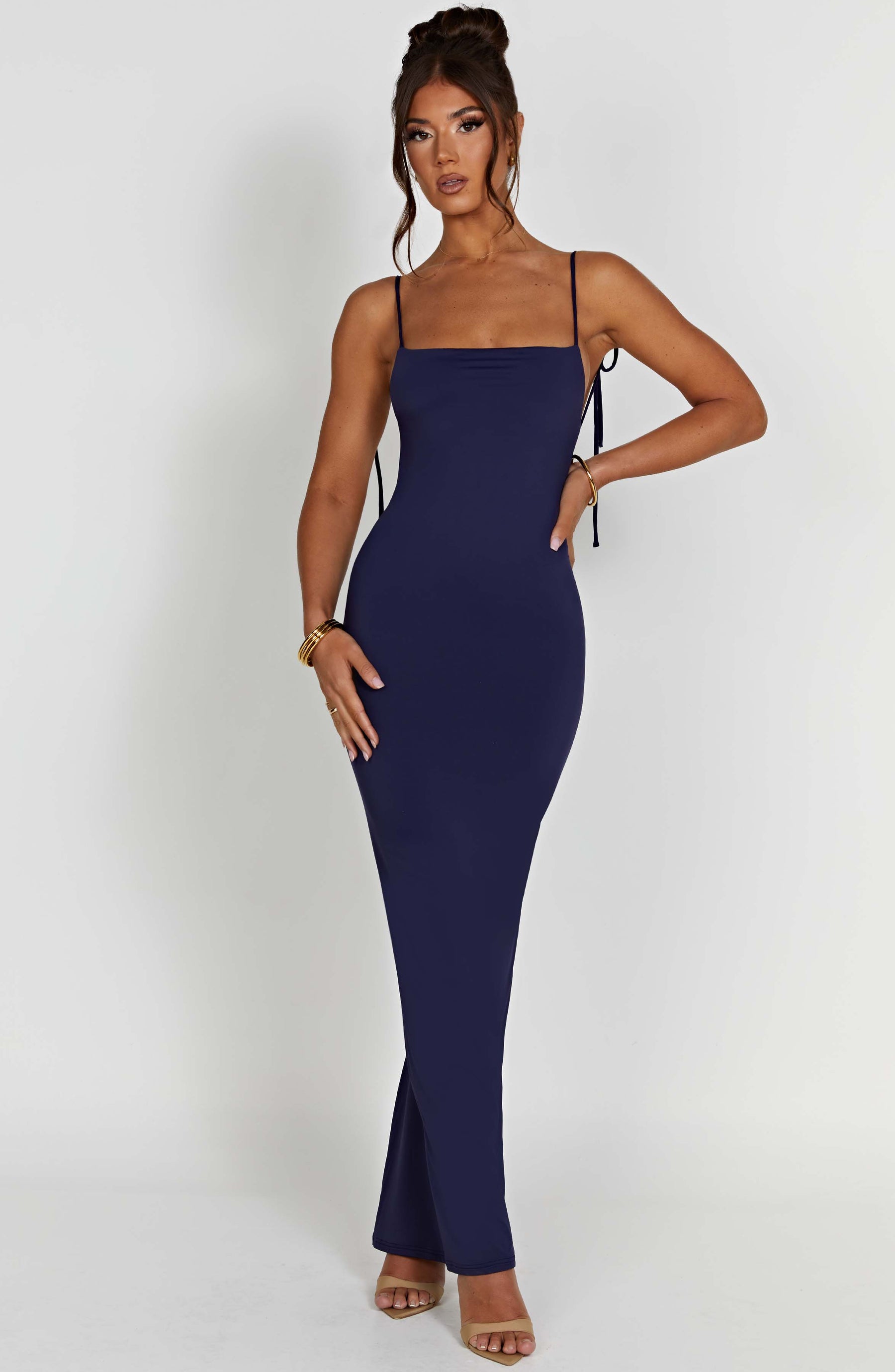 Sanya Maxi Dress - Navy Ryvelle