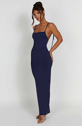 Sanya Maxi Dress - Navy Ryvelle