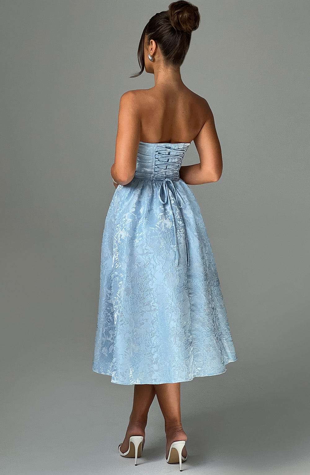 Saoirse Midi Dress - Blue Ryvelle