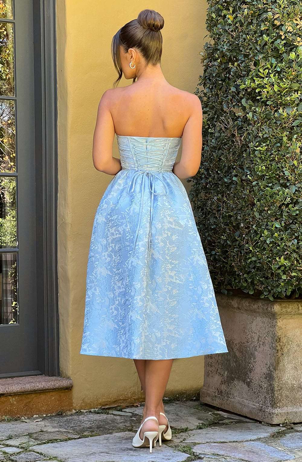 Saoirse Midi Dress - Blue Ryvelle