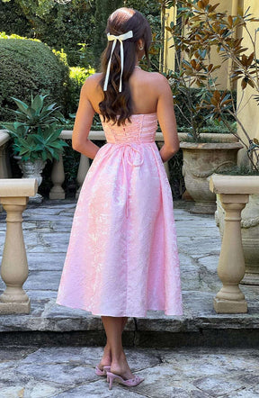 Saoirse Midi Dress - Blush Ryvelle
