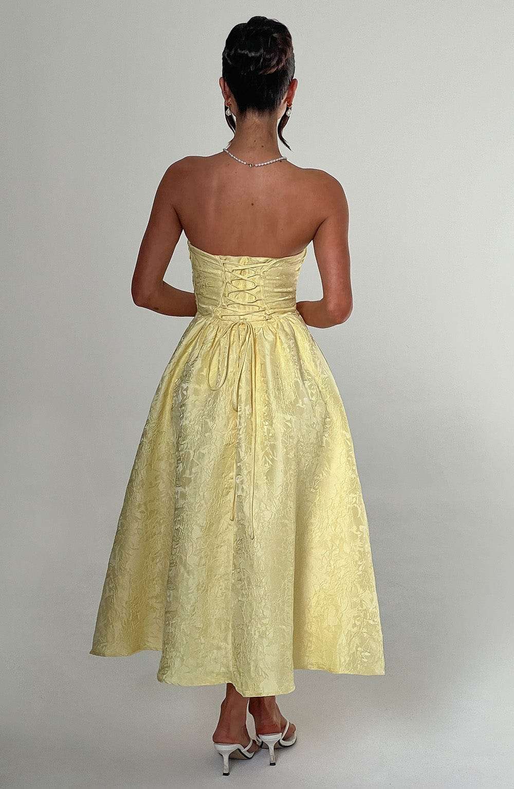 Saoirse Midi Dress - Lemon Ryvelle