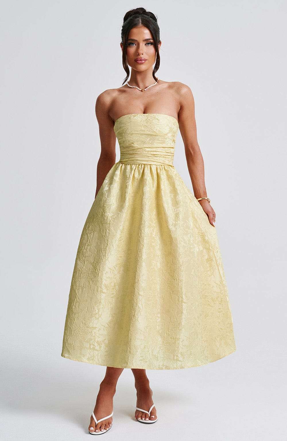 Saoirse Midi Dress - Lemon Ryvelle