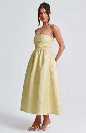 Saoirse Midi Dress - Lemon Ryvelle