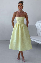 Saoirse Midi Dress - Lemon Ryvelle