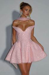 Sapphire Mini Dress - Blush Ryvelle