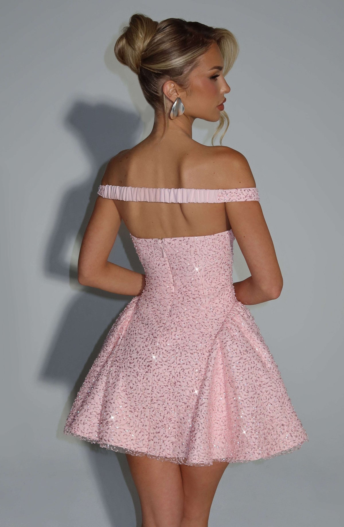 Sapphire Mini Dress - Blush Ryvelle