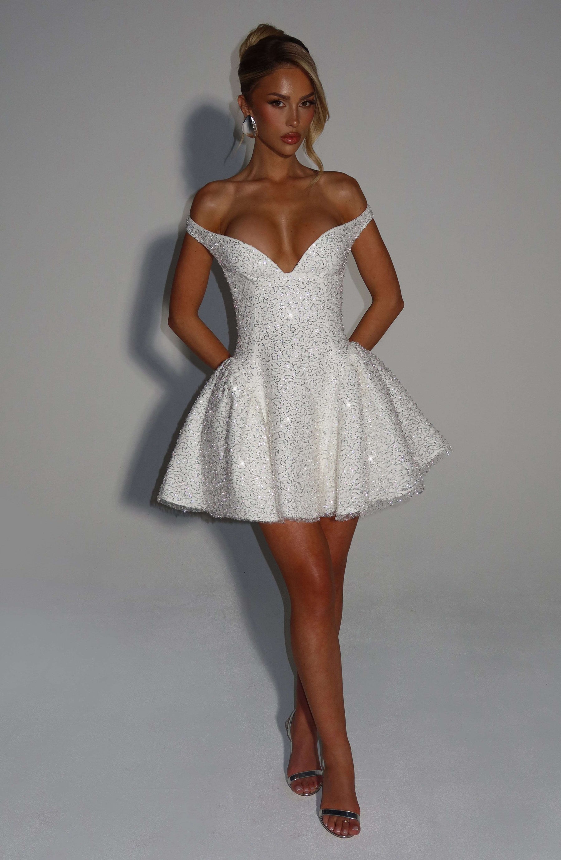 Sapphire Mini Dress - Ivory Ryvelle