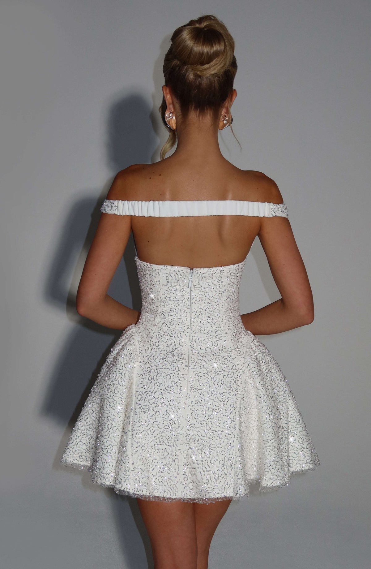 Sapphire Mini Dress - Ivory Ryvelle