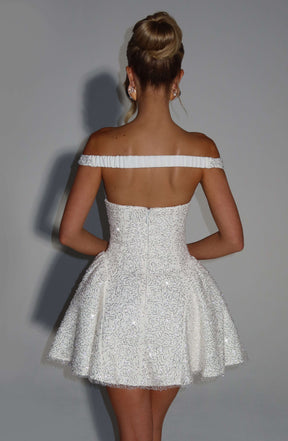 Sapphire Mini Dress - Ivory Ryvelle