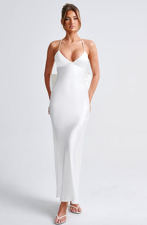 Maxikleid Sarita – Elfenbein