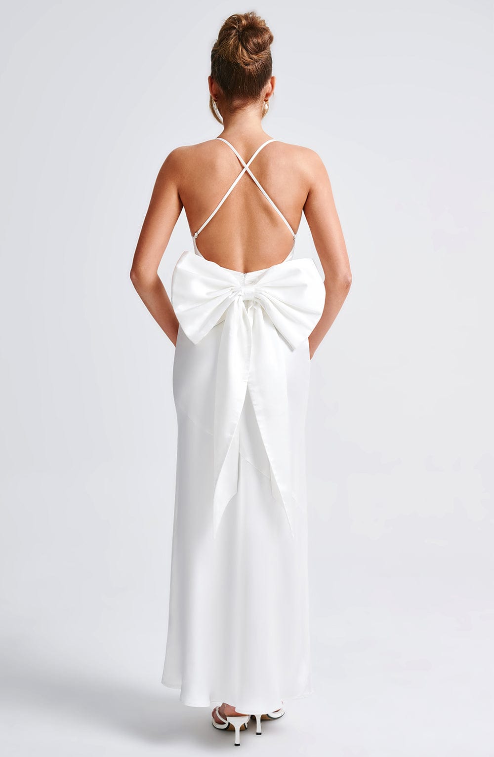 Maxikleid Sarita – Elfenbein