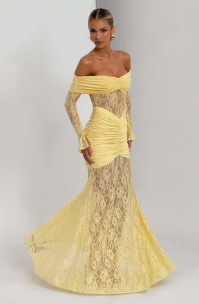 Sauline Maxi Dress - Lemon Ryvelle
