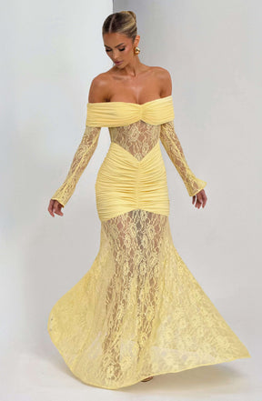 Sauline Maxi Dress - Lemon Ryvelle