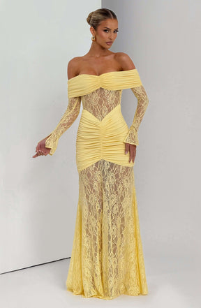Sauline Maxi Dress - Lemon Ryvelle