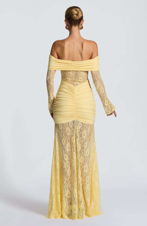 Sauline Maxi Dress - Lemon Ryvelle