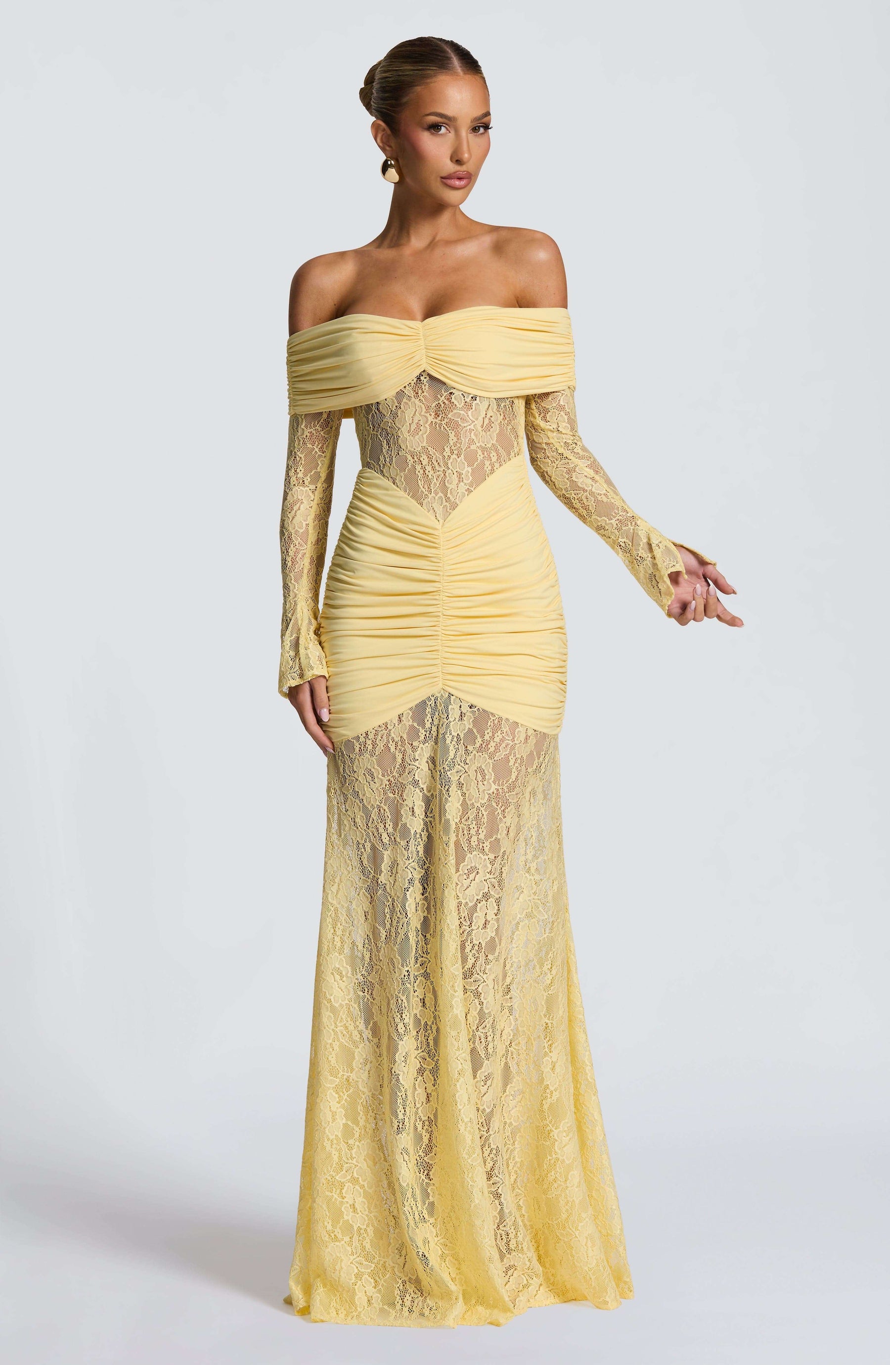 Sauline Maxi Dress - Lemon Ryvelle