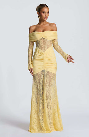 Sauline Maxi Dress - Lemon Ryvelle