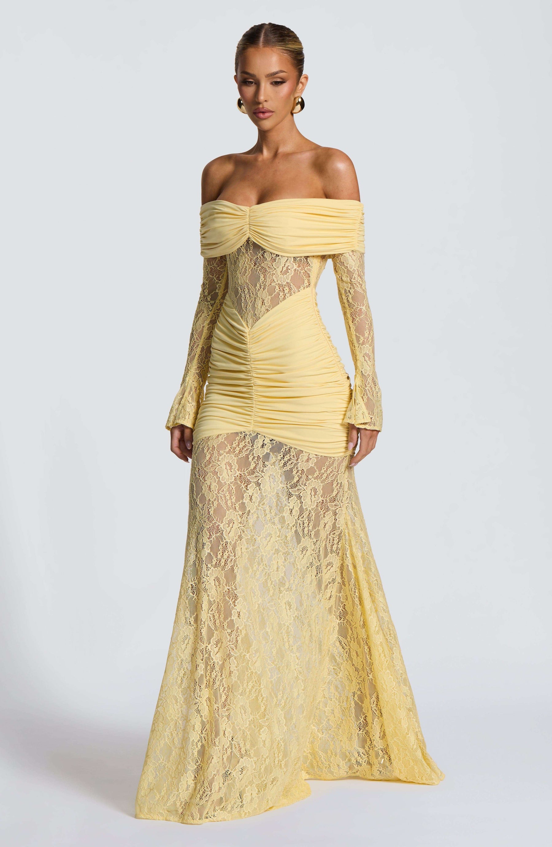 Sauline Maxi Dress - Lemon Ryvelle