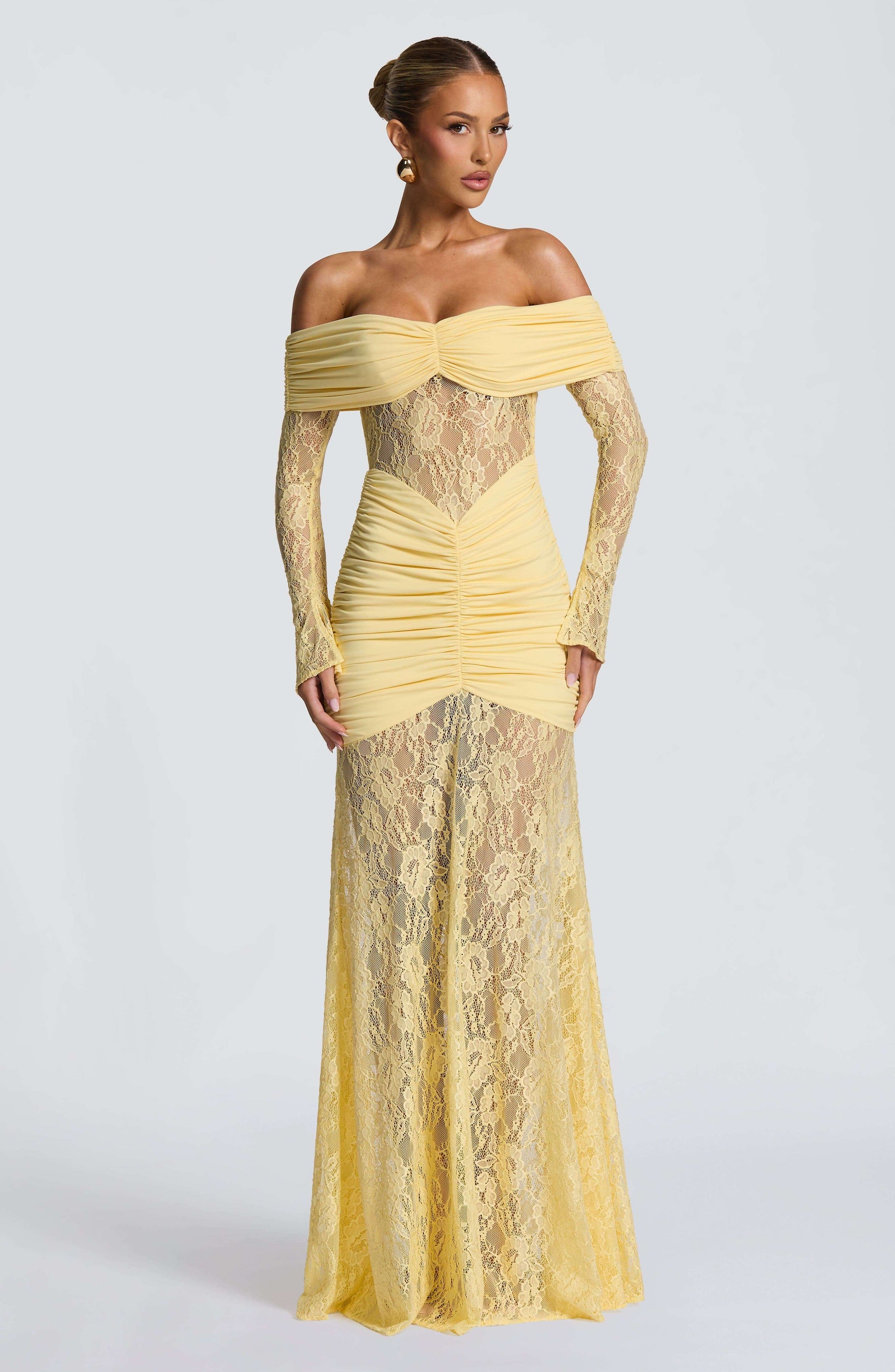 Sauline Maxi Dress - Lemon Ryvelle