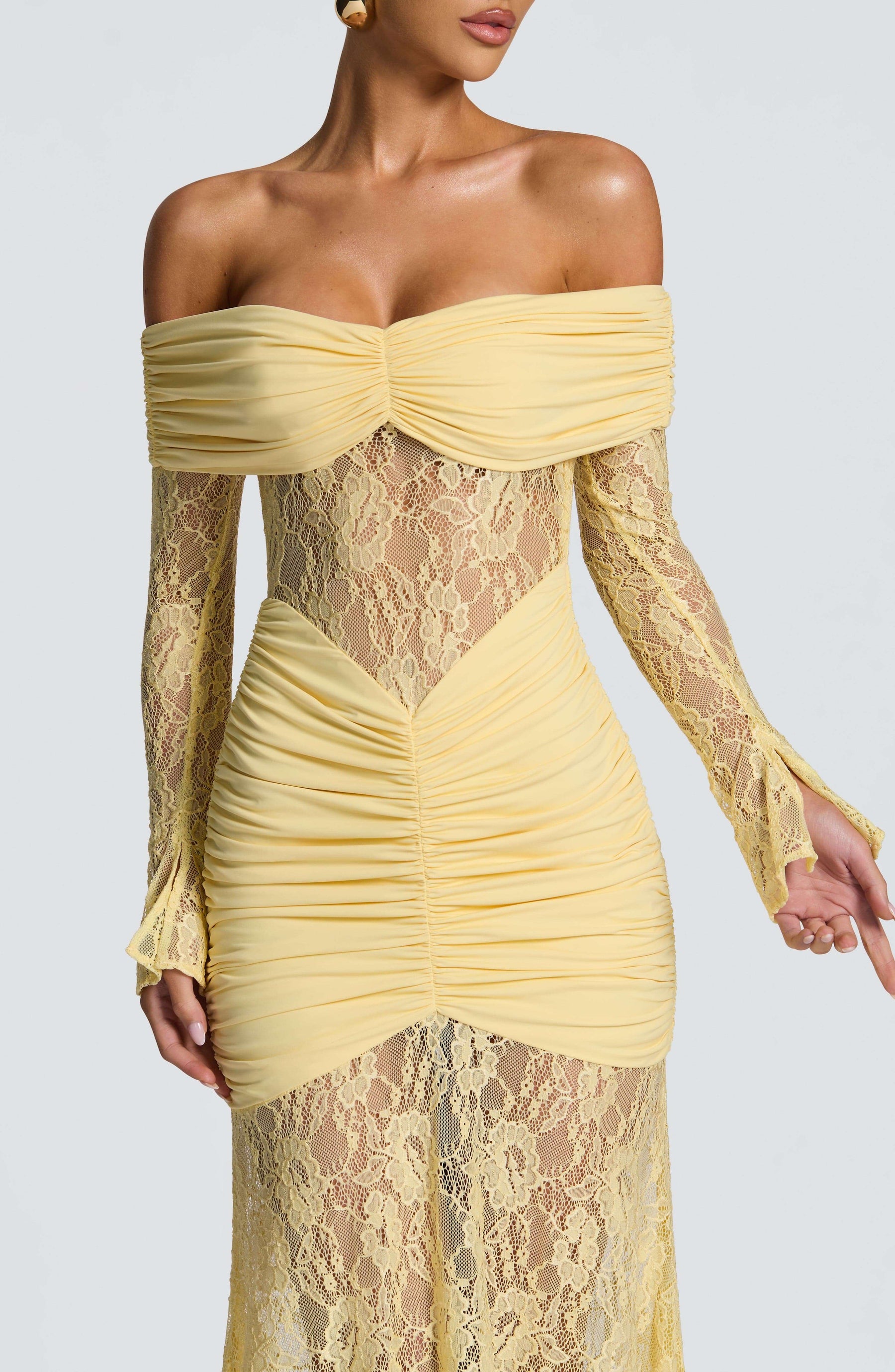 Sauline Maxi Dress - Lemon Ryvelle
