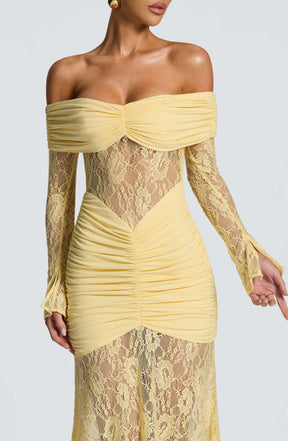 Sauline Maxi Dress - Lemon Ryvelle