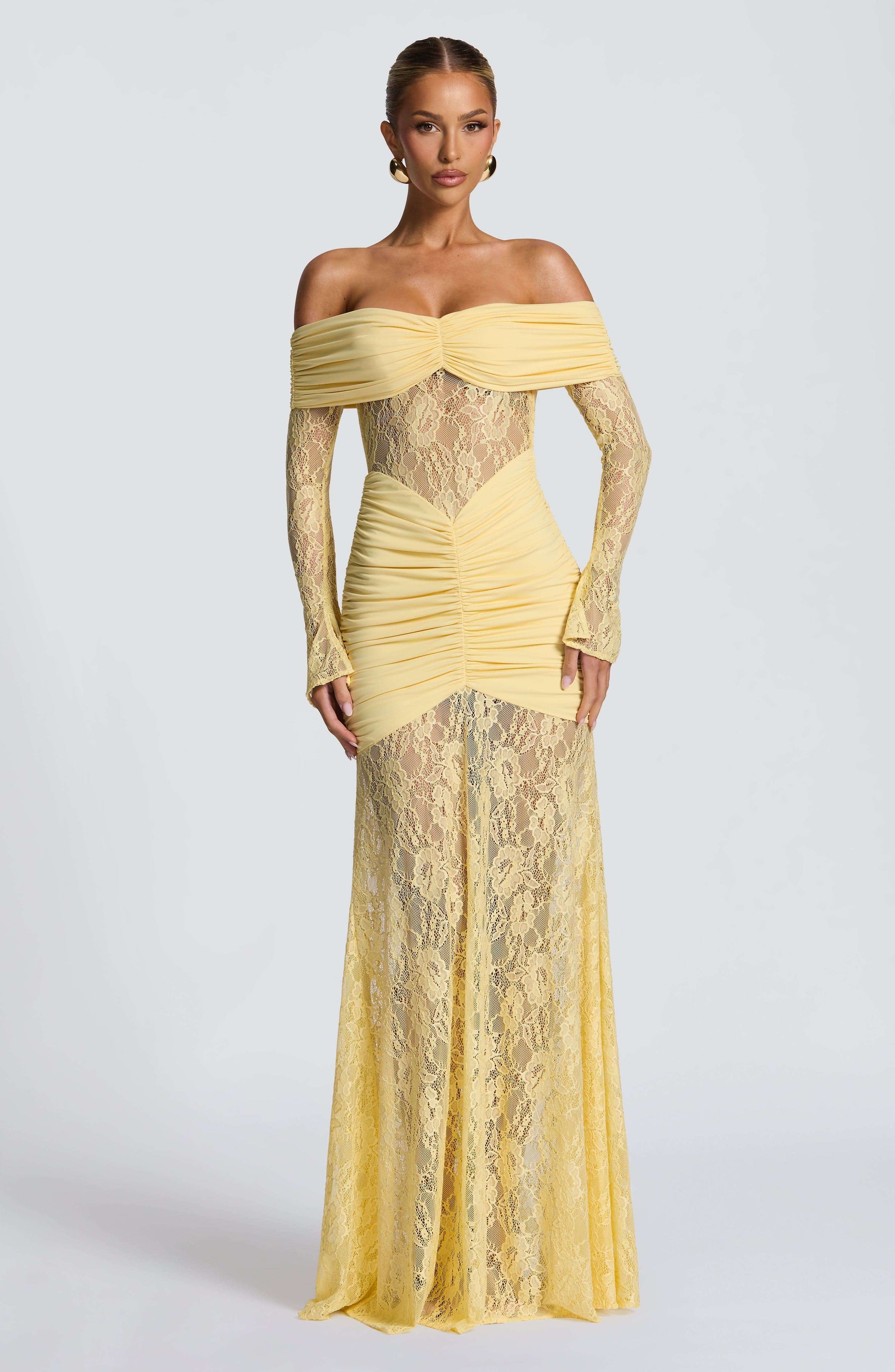 Sauline Maxi Dress - Lemon Ryvelle
