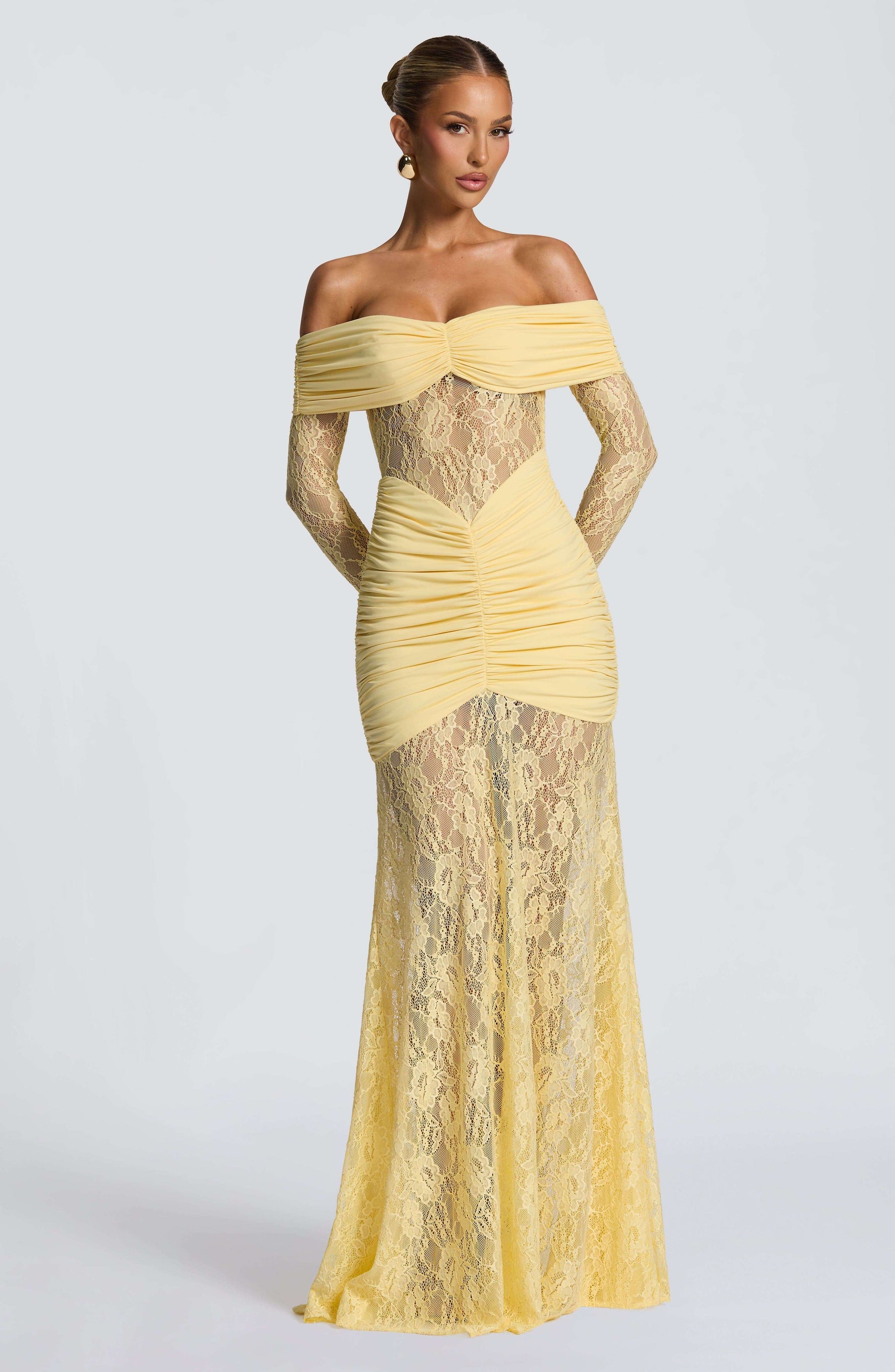 Sauline Maxi Dress - Lemon Ryvelle