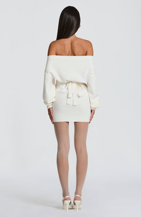 Sawyer Mini Dress - Ivory Ryvelle