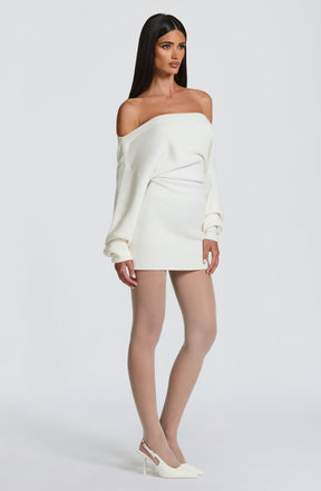 Sawyer Mini Dress - Ivory Ryvelle