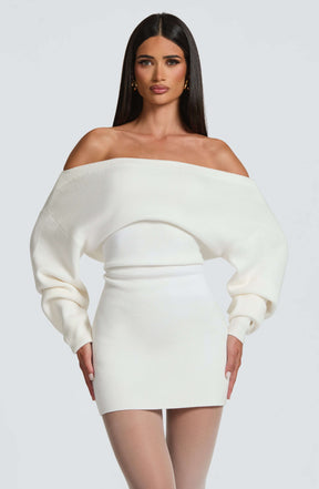 Sawyer Mini Dress - Ivory Ryvelle