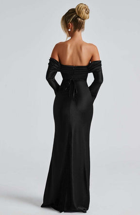 Selene Maxi Dress - Black Ryvelle