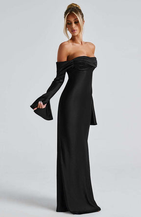 Selene Maxi Dress - Black Ryvelle