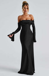Selene Maxi Dress - Black Ryvelle