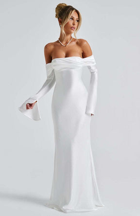 Selene Maxi Dress - Ivory Ryvelle