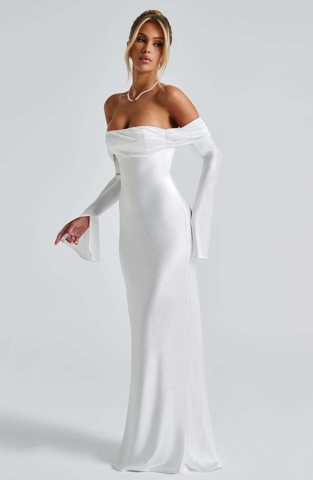 Selene Maxi Dress - Ivory Ryvelle