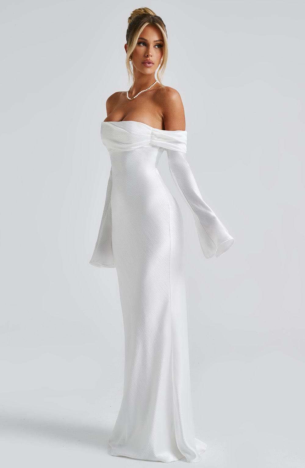 Selene Maxi Dress - Ivory Ryvelle