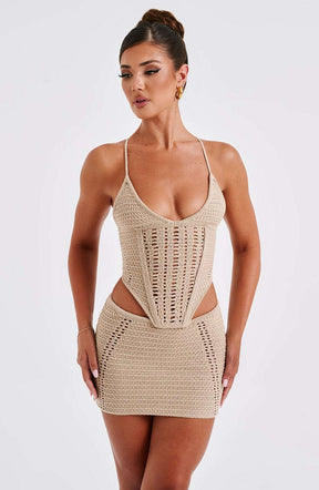 Selma Top - Beige Ryvelle