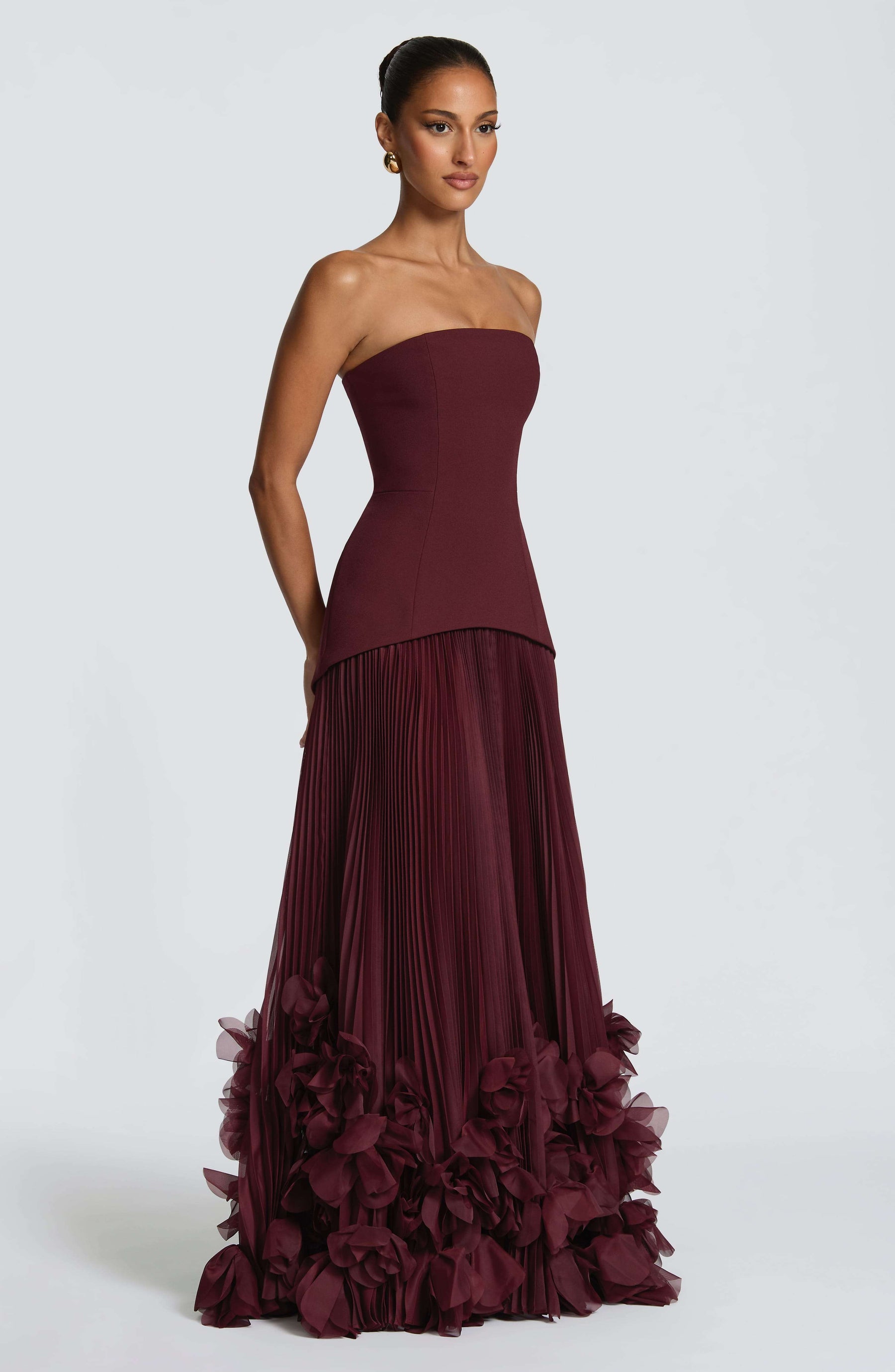 Seraphina Gown - Cherry Lacquer Ryvelle