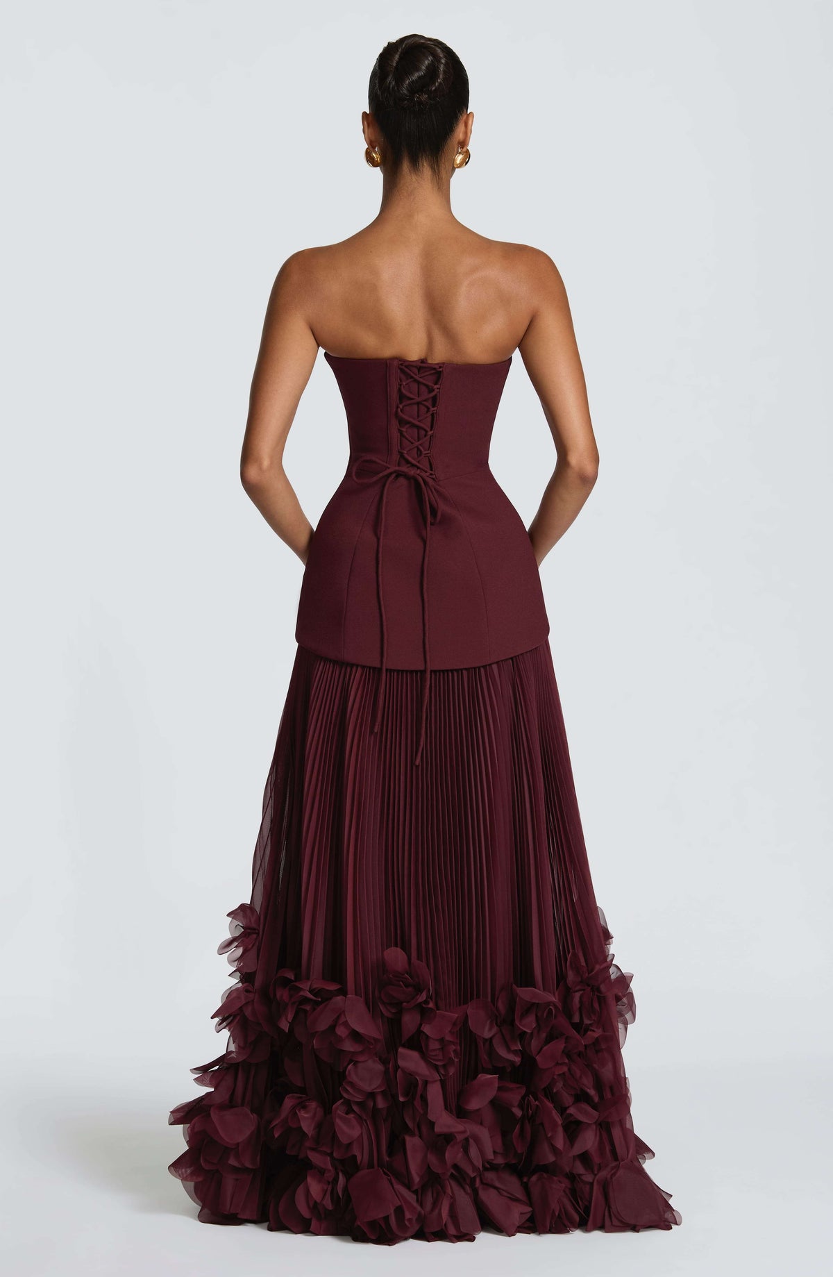 Seraphina Gown - Cherry Lacquer Ryvelle